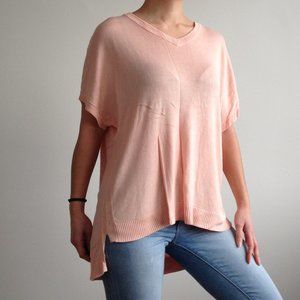 Véro - Salmon Pink Short Sleeve Knit